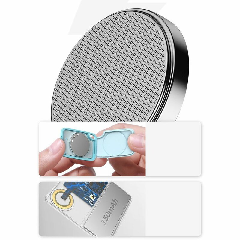 Dispozitiv Antifurt Baseus T2 Mini Ropetype Anti-loss Device Finder Pentru Chei Cu Snur - ZLFDQT2-04 - Pink