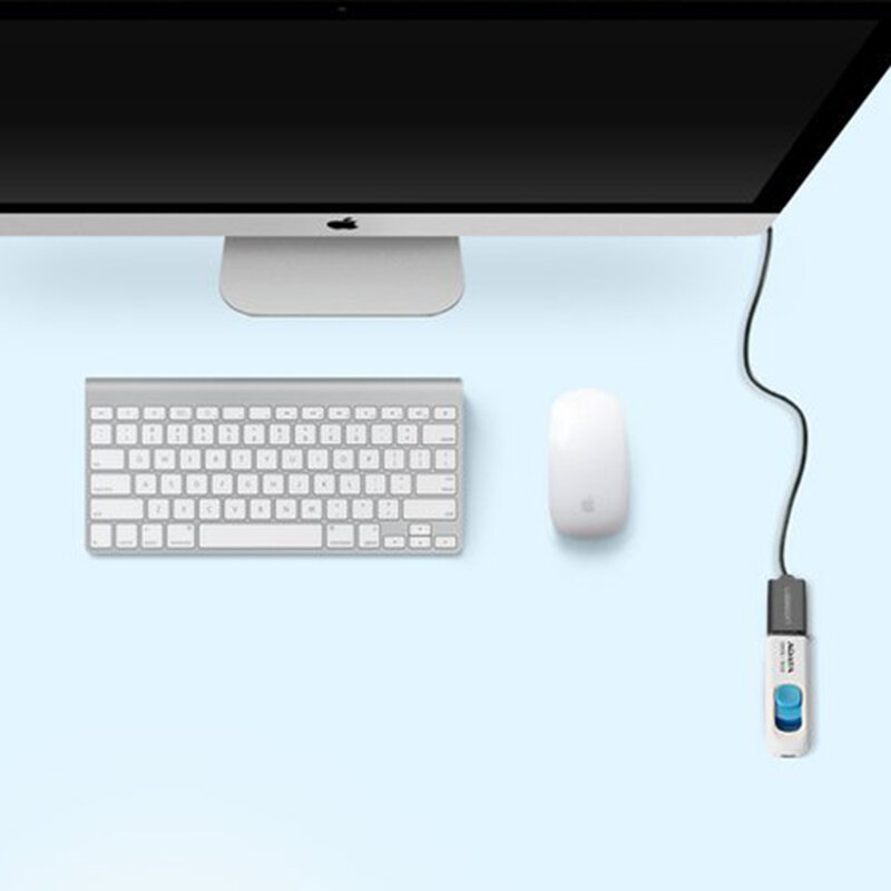 Cablu de date Ugreen, USB mama la USB tata, prelungitor USB, 1m, negru, 10314