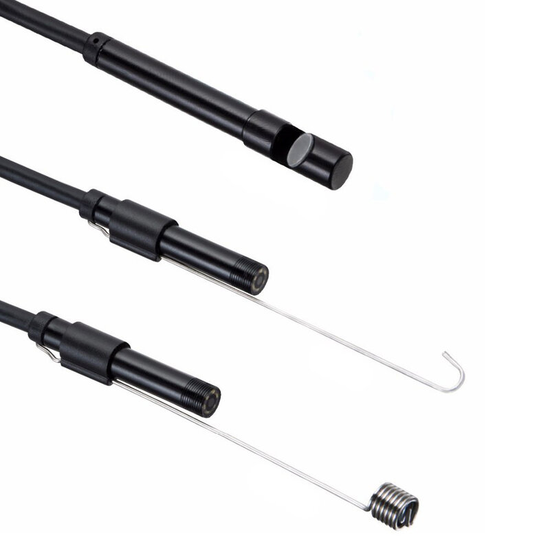 Camera Video Endoscop Universala Inspectie Auto Rezistenta La Apa Pentru Locuri Greu Accesibile 5m - Negru