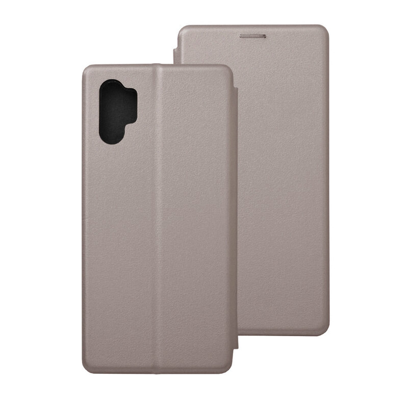 Husa Samsung Galaxy Note 10 Plus Flip Magnet Book Type - Grey