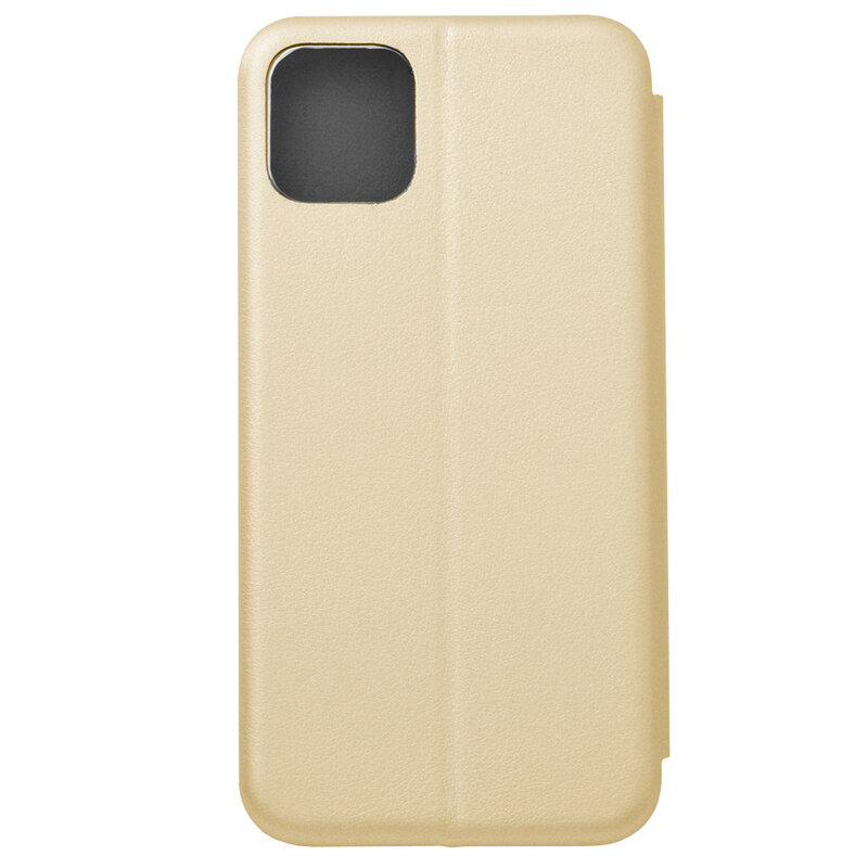 Husa iPhone 11 Pro Max Flip Magnet Book Type - Gold