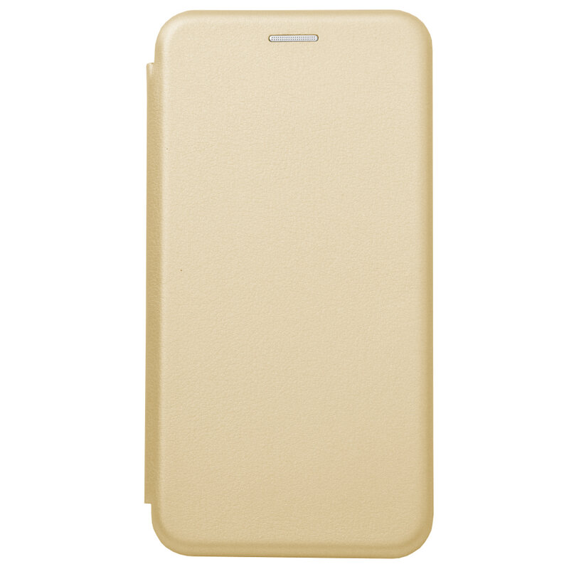 Husa iPhone 11 Flip Magnet Book Type - Gold