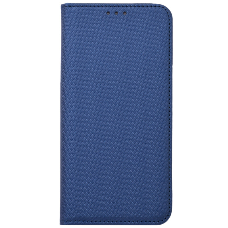 Husa Smart Book LG Q60 Flip - Albastru