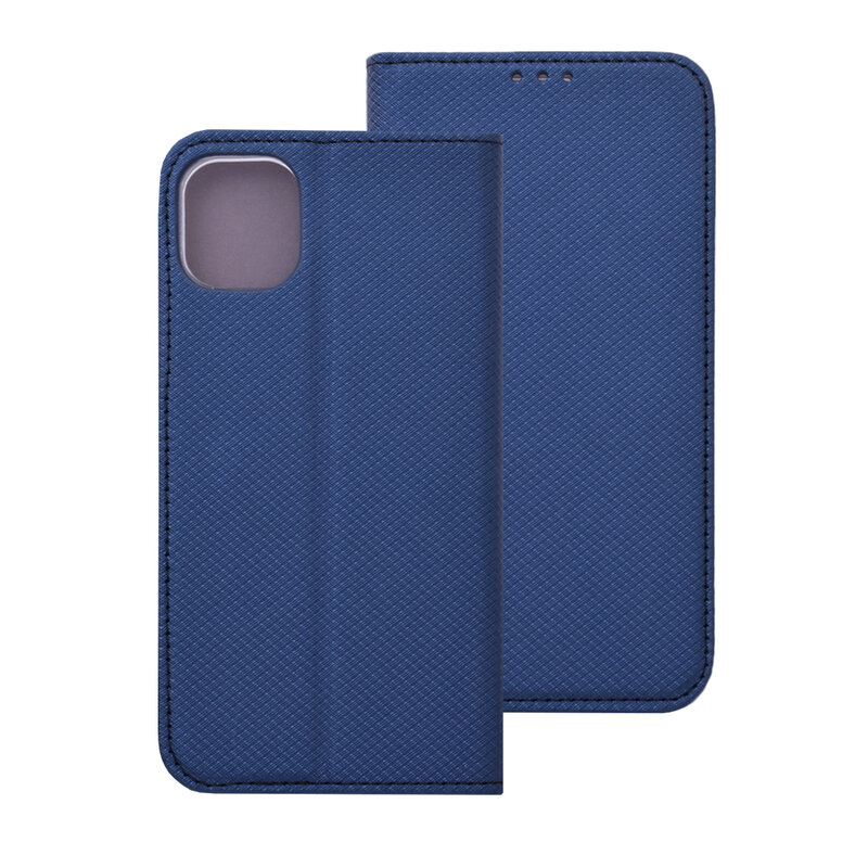 Husa Smart Book iPhone 11 Flip - Albastru