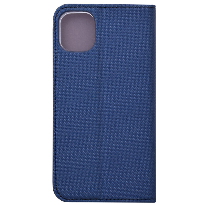 Husa Smart Book iPhone 11 Flip - Albastru
