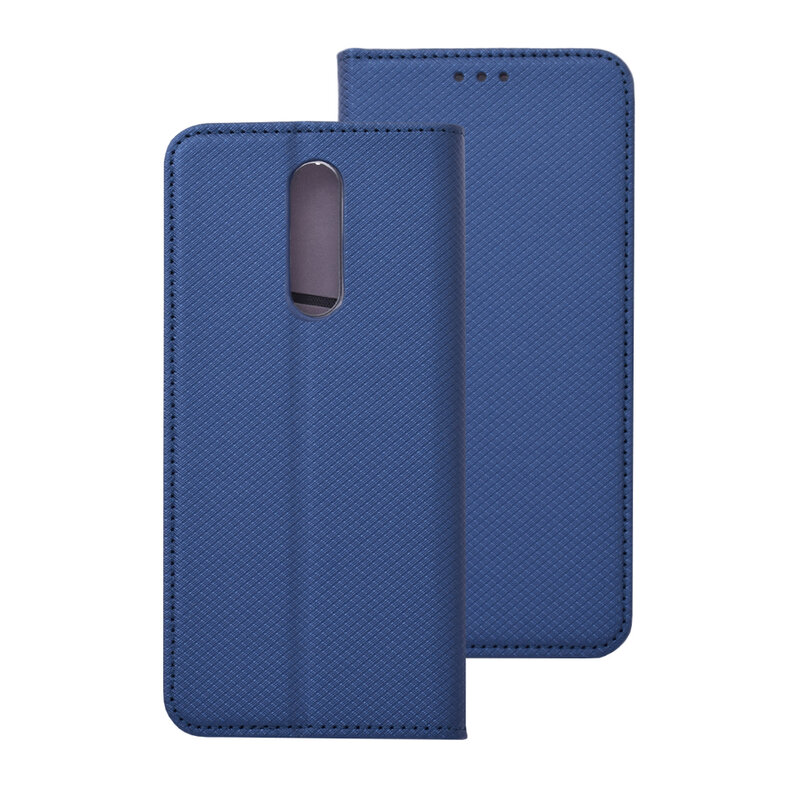 Husa Smart Book Xiaomi Redmi 8 Flip - Albastru