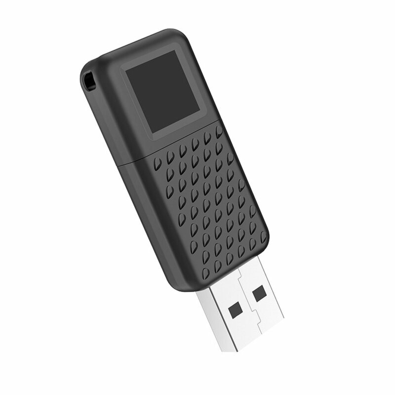 Stick Memorie Hoco UD6 Intelligent Flash Drive USB 2.0 Zinc Alloy Memory Disk Capacitate Stocare 8GB - Black