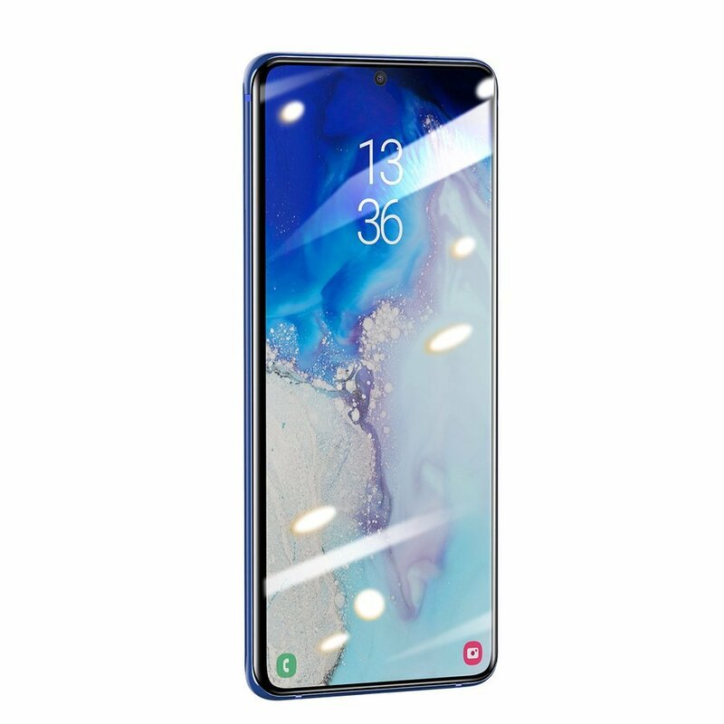 [Pachet 2x] Folie Sticla Samsung Galaxy S20 Plus Baseus UV Curved Screen Tempered Glass - SGSAS20P-UV02 - Clear