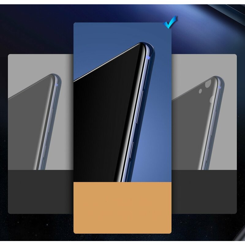 [Pachet 2x] Folie Sticla Samsung Galaxy S20 Ultra 5G Baseus UV Curved Screen Tempered - SGSAS20U-UV02 - Clear