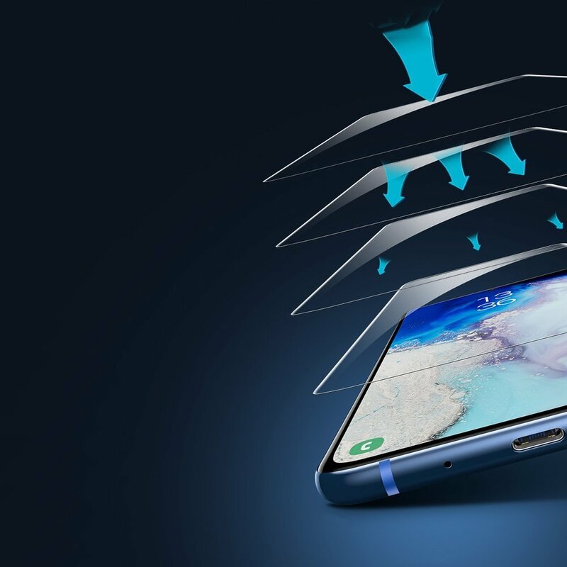 [Pachet 2x] Folie Sticla Samsung Galaxy S20 Ultra 5G Baseus UV Curved Screen Tempered - SGSAS20U-UV02 - Clear