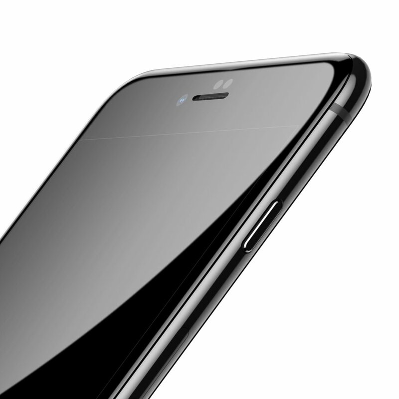 Folie Sticla iPhone 7 Baseus Full-Glass Tempered Film - SGAPIPH8N-KA01 - Black
