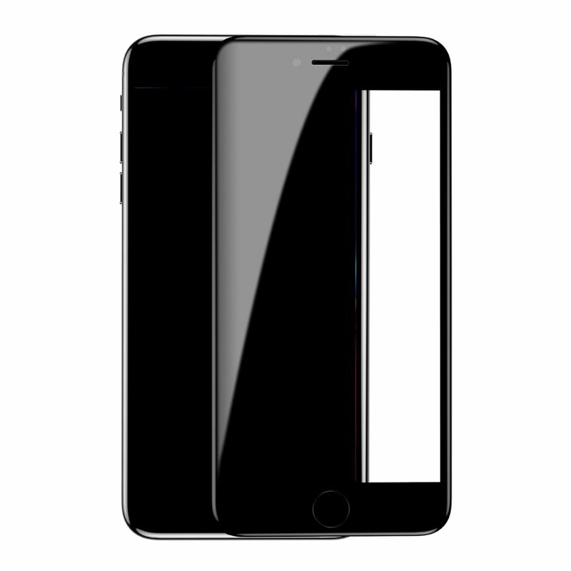 Folie Sticla iPhone SE 2, SE 2020 Baseus Full-Glass Tempered Film - SGAPIPH8N-KA01 - Black