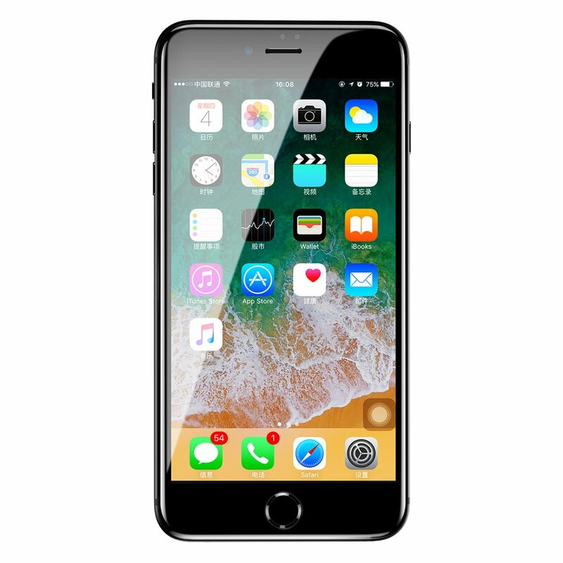 Folie Sticla iPhone SE 2, SE 2020 Baseus Full-Glass Tempered Film - SGAPIPH8N-KA01 - Black