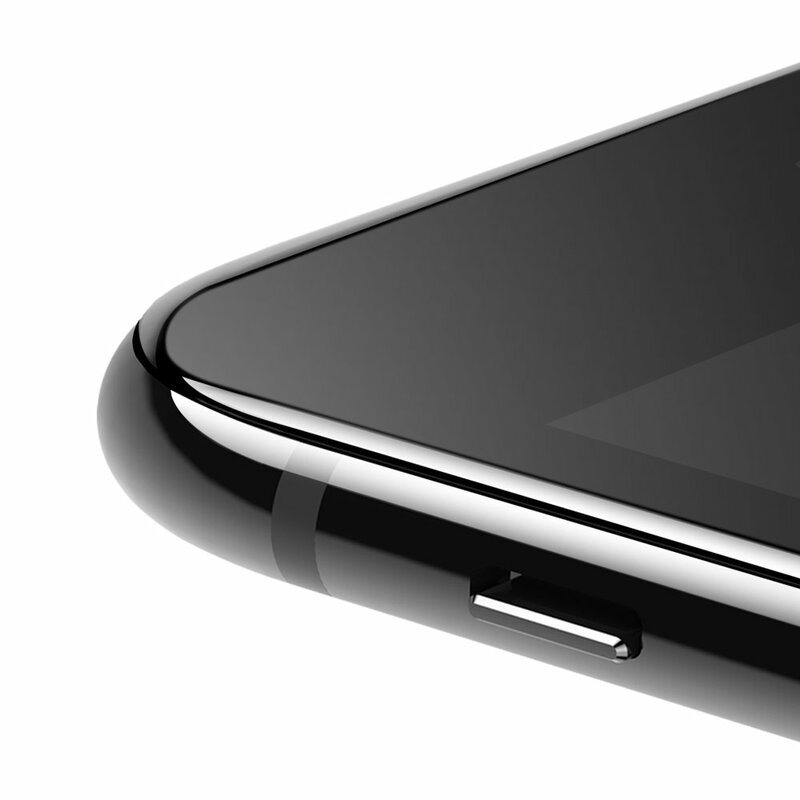 Folie Sticla iPhone SE 2, SE 2020 Baseus Full-Glass Tempered Film - SGAPIPH8N-KA01 - Black