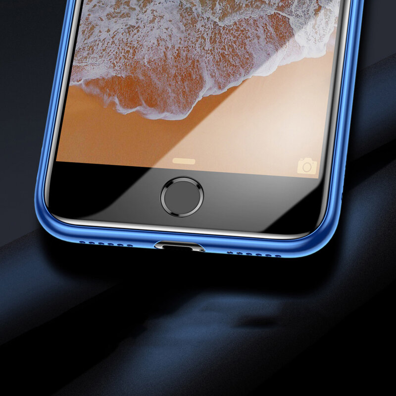 Folie Sticla iPhone SE 2, SE 2020 Baseus Full-Glass Tempered Film - SGAPIPH8N-KA01 - Black