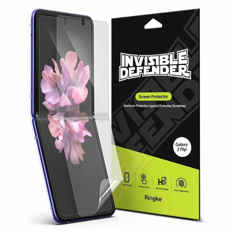 [Pachet 2x] Folie Samsung Galaxy Z Flip Ringke Invisible Defender - Clear