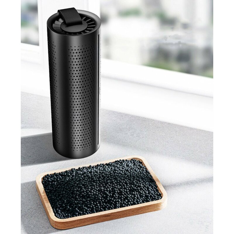 Odorizant Auto Baseus Original Ecological Car Charcoal Purifier Air Freshener Pentru Tetiera - CRJHQ-A01 - Black