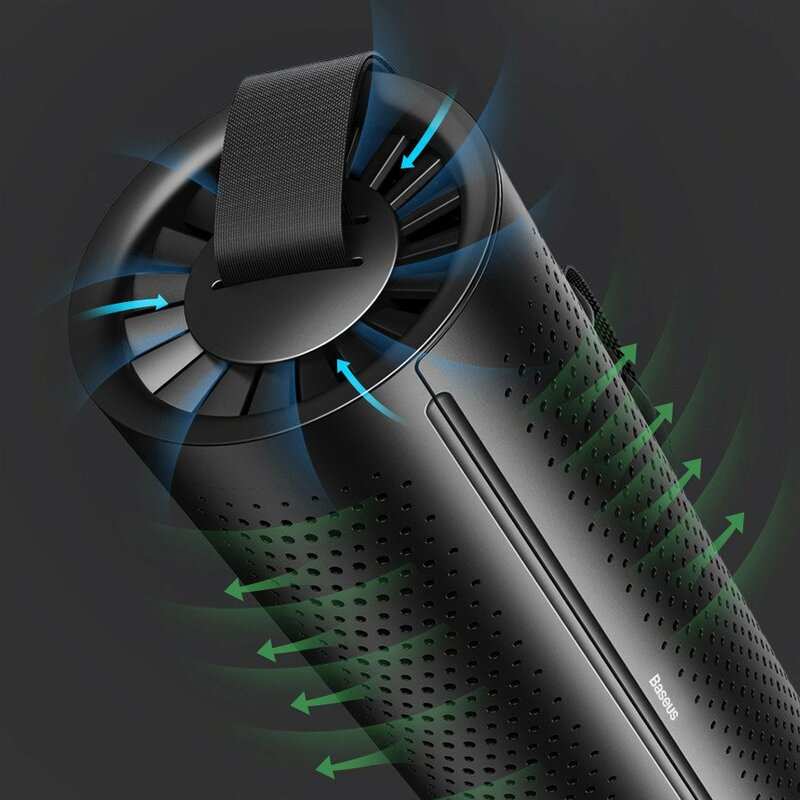 Odorizant Auto Baseus Original Ecological Car Charcoal Purifier Air Freshener Pentru Tetiera - CRJHQ-A01 - Black