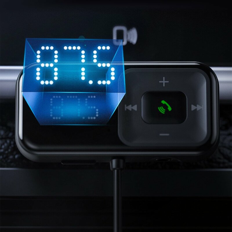  Incarcator, modulator FM pentru masina Baseus 2XUSB, CCTM-E01