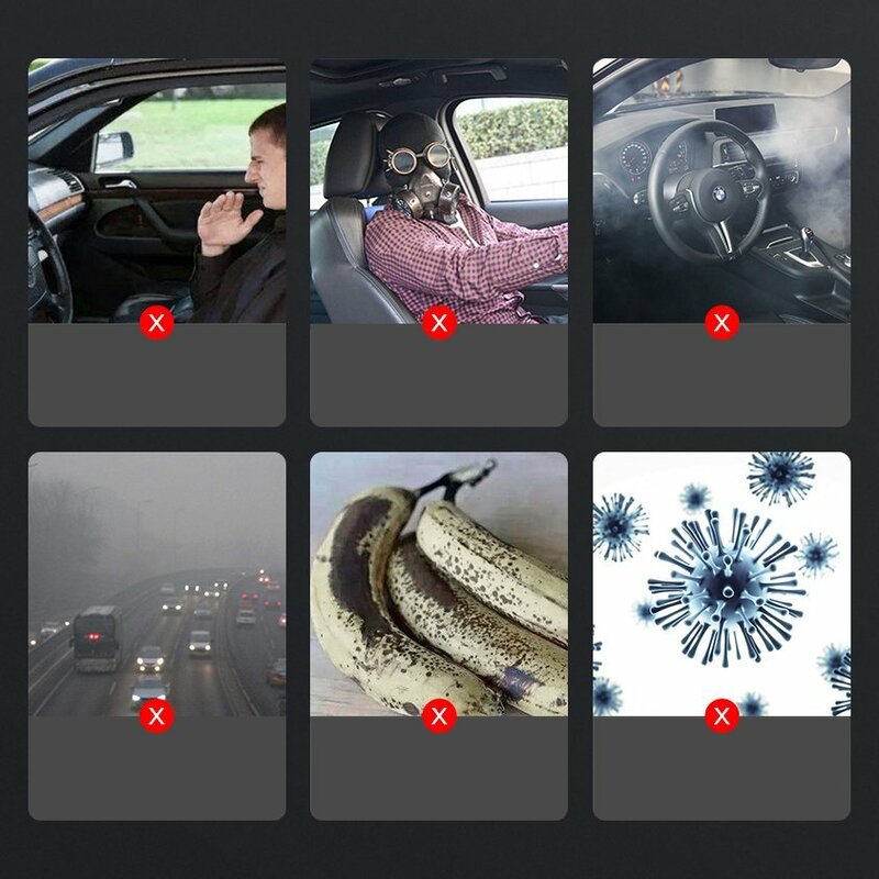 Purificator aer auto Baseus, formaldehida, odorizant casa, 100ml, negru, ACJHQ-01