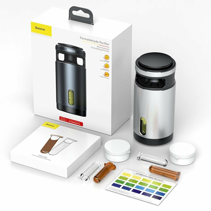 Purificator aer auto Baseus, formaldehida, odorizant casa, 100ml, negru, ACJHQ-01
