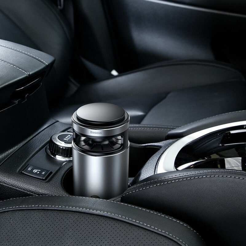 Purificator aer auto Baseus, formaldehida, odorizant casa, 100ml, argintiu, ACJHQ-0S