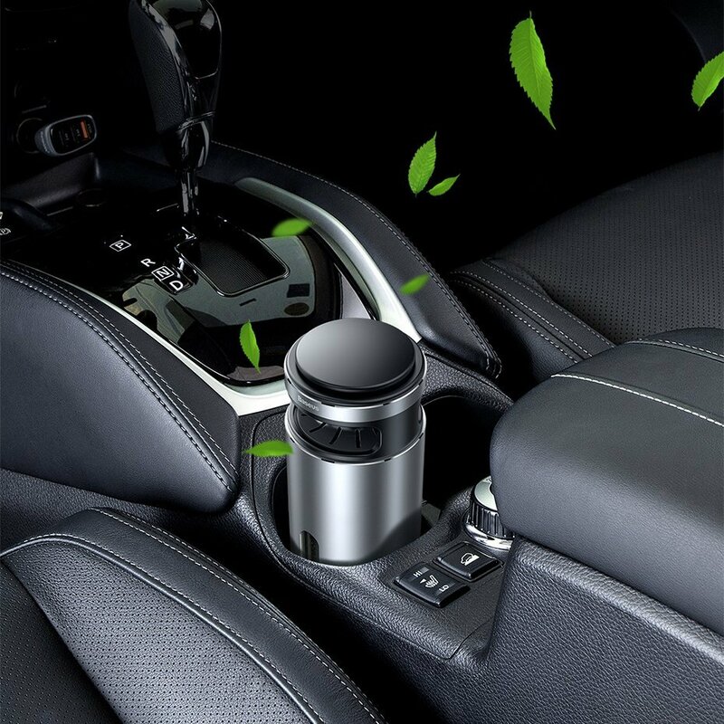 Purificator aer auto Baseus, formaldehida, odorizant casa, 100ml, argintiu, ACJHQ-0S