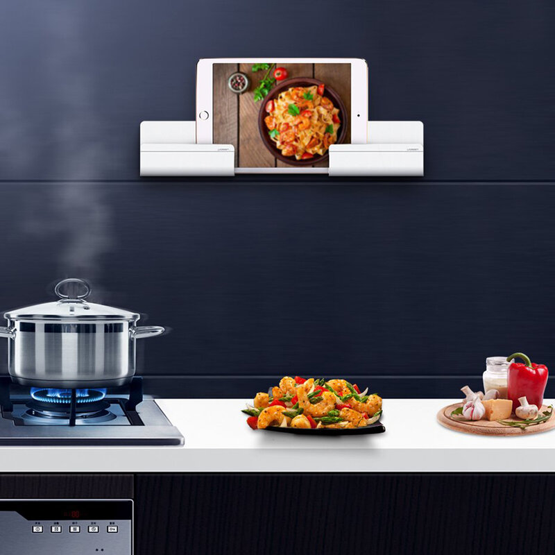 Suport perete Ugreen telefon, autoadeziv, universal, alb, 30394