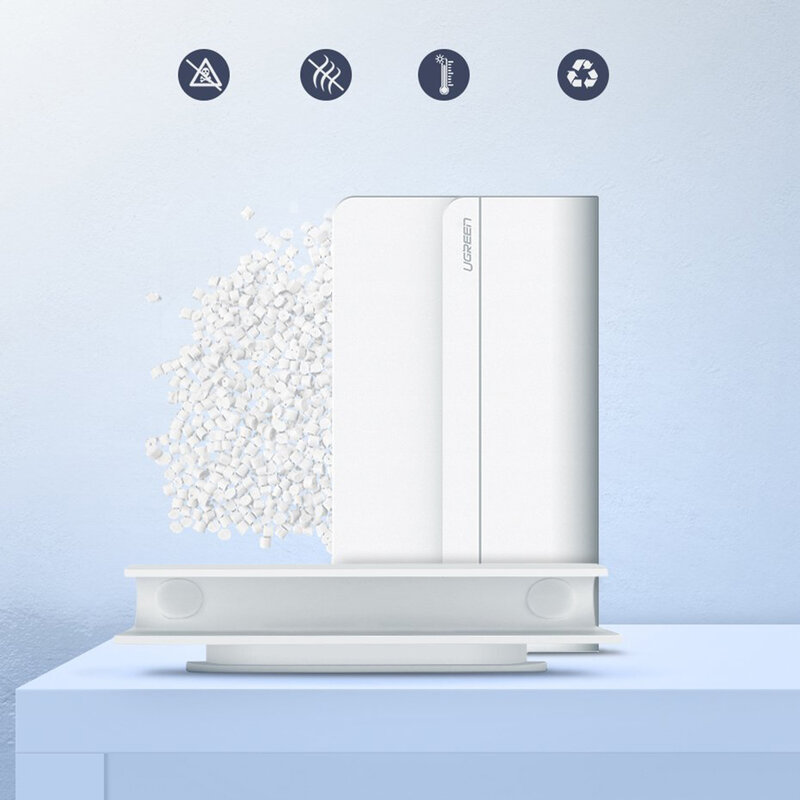 Suport perete Ugreen telefon, autoadeziv, universal, alb, 30394