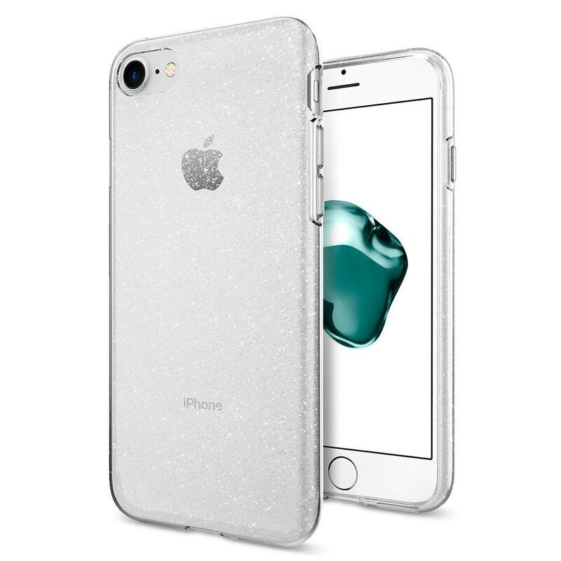 Husa iPhone 8 Spigen Liquid Crystal - Glitter - Crystal Quartz