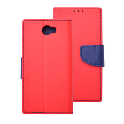 Husa Huawei Y6II Compact / Y6 II Compact / Y6 2 Compact Flip MyFancy - Rosu
