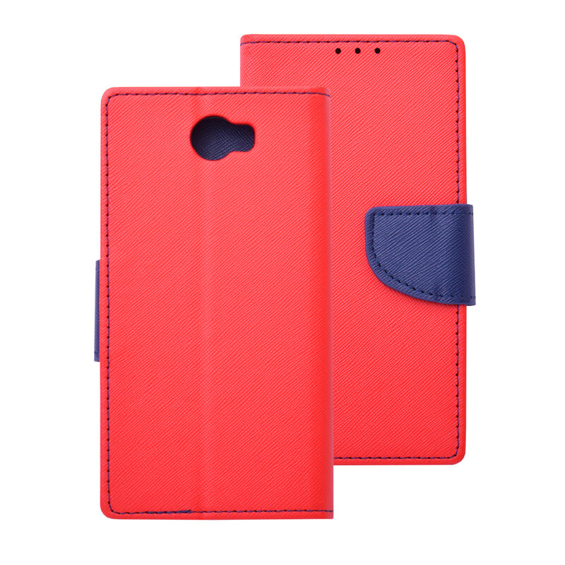 Husa Huawei Y6II Compact / Y6 II Compact / Y6 2 Compact Flip MyFancy - Rosu