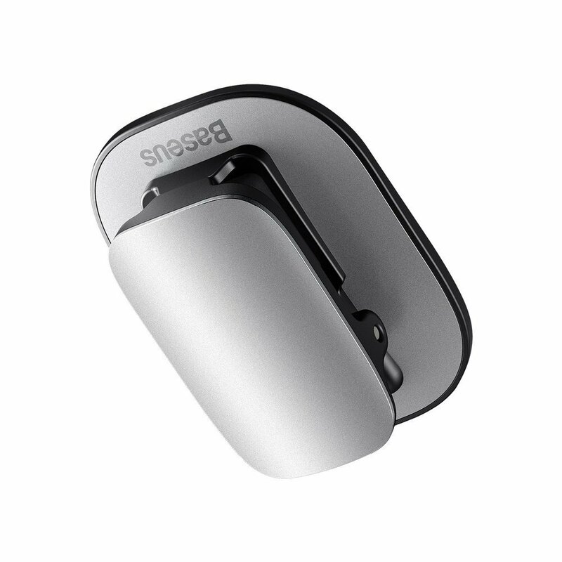 Suport Auto/Organizator Baseus Platinum Vehicle Eyewear Multifunctional Ochelari/Chei/Cabluri - ACYJN-A0S - Silver