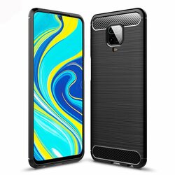 Husa Xiaomi Redmi Note 9 Pro Tech-Protect TPU Carbon - Negru
