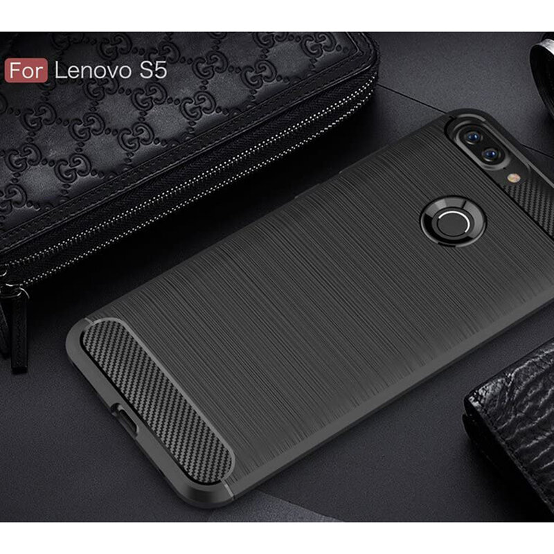 Husa Lenovo S5 TPU Carbon Negru