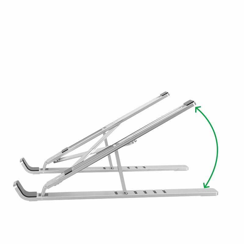 Suport Laptop Tech-Protect Alustand De Tip Stand Pliabil Si Reglabil Universal Din Aluminiu Maxim 16