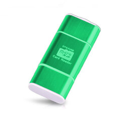Card Reader OTG High-speed USB 2.0 + Micro-USB - CRM004 - Verde