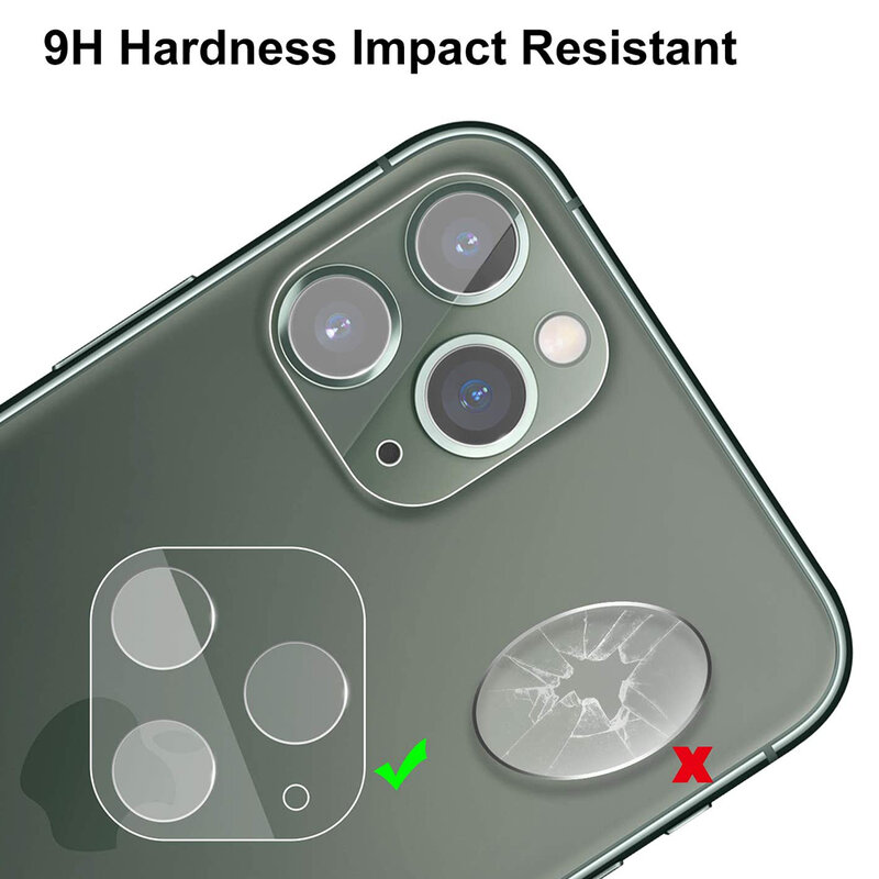 Folie Sticla iPhone 11 Pro Bluestar Camera Lens Glass Full Cover - Clear