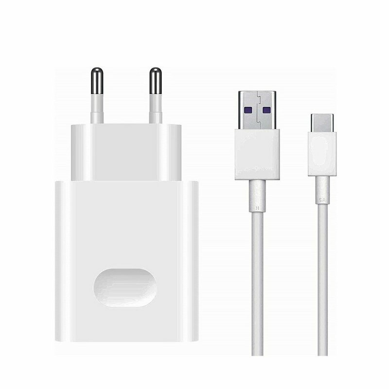 Incarcator priza original Huawei HW-100400E00, 40W, cablu USB la Type-C, alb, bulk