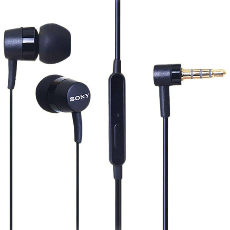 Casti In-Ear Originale Sony MH-750 HQ Headset Cu Fir Si Microfon Universale 3.5mm 1.4m - Bulk - Black