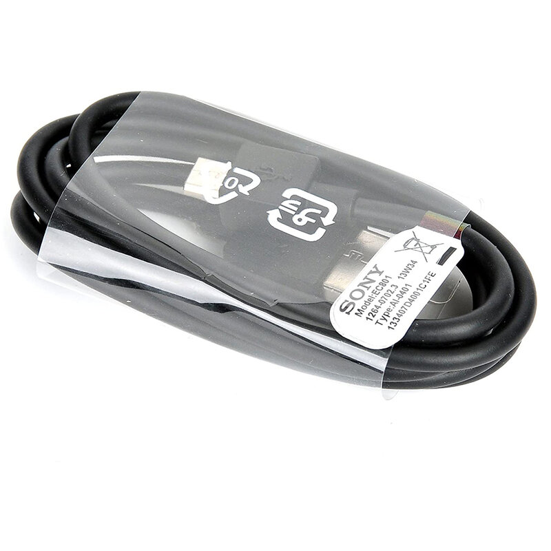 Cablu De Date Original Sony EC801 / EC803 USB to Micro-USB Pentru Sony Xperia 2.4A 1.2m - Bulk - Black