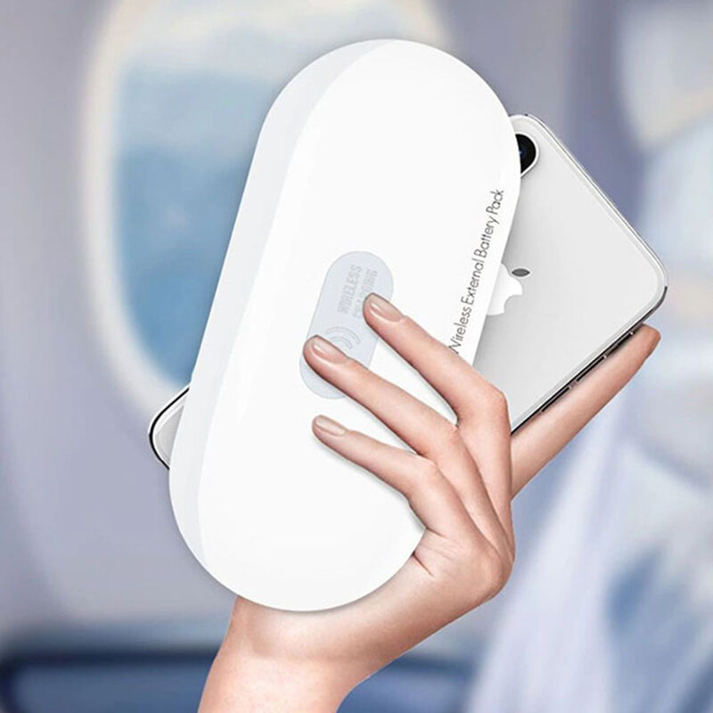 Baterie Externa Wireless Ldnio PW1003 1xUSB With Induction Charging + Cablu Micro-USB 10000mAh - White