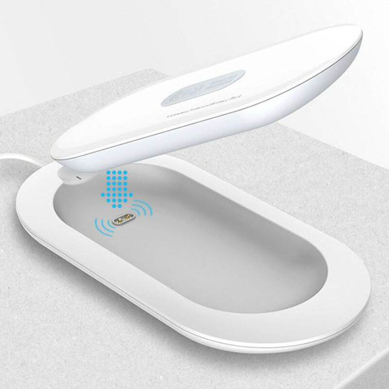 Baterie Externa Wireless Ldnio PW501 Combo 1xUSB With Induction Charging + Cablu Micro-USB 5000mAh - White