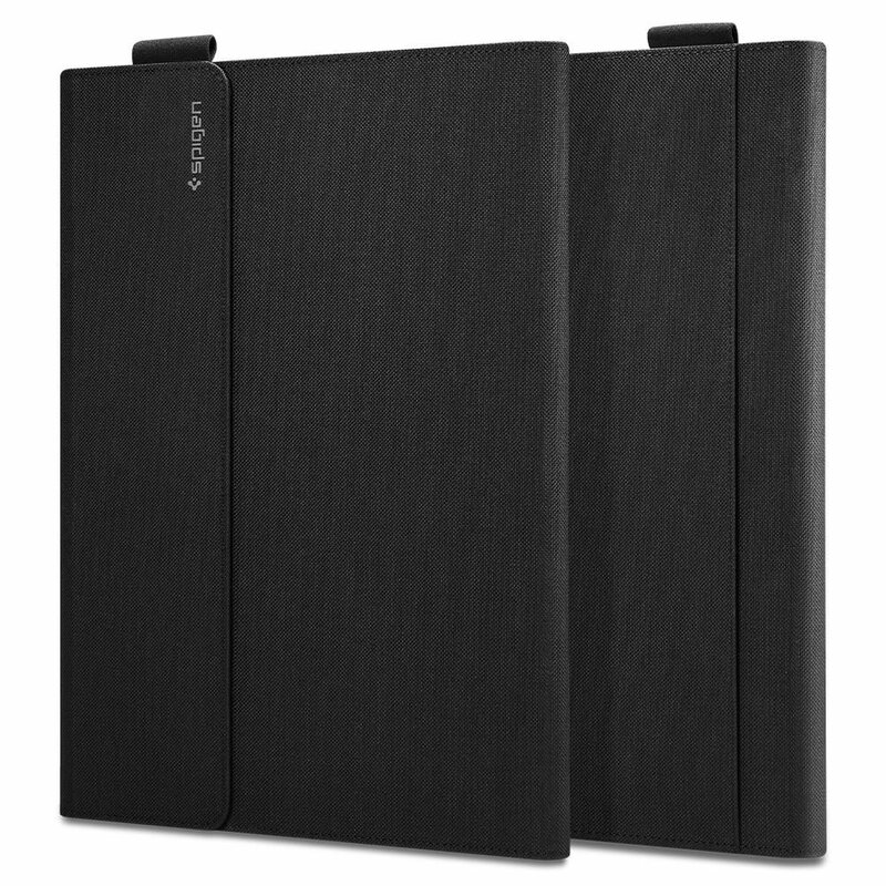 Husa Microsoft Surface Pro 7 Spigen Stand Folio - Black