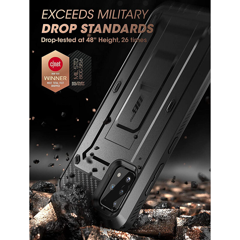 Husa Samsung Galaxy A51 4G Supcase Unicorn Beetle Pro, negru