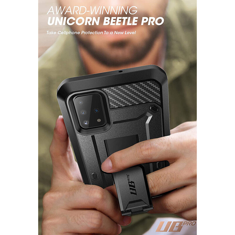 Husa Samsung Galaxy A51 4G Supcase Unicorn Beetle Pro, negru