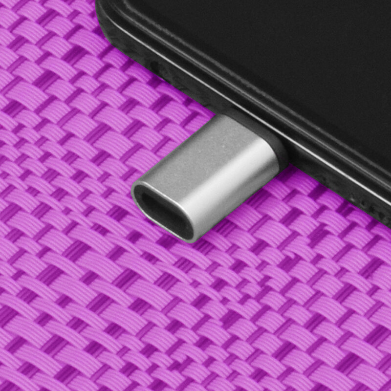 Adaptor Charger Micro-USB To Type-C Convertor Pentru Incarcare si Transfer De Date - 0009 - Argintiu