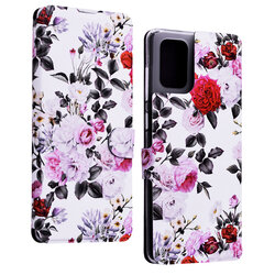 Husa Samsung Galaxy A71 Mobiwear Flip Case Multicolor - Floral