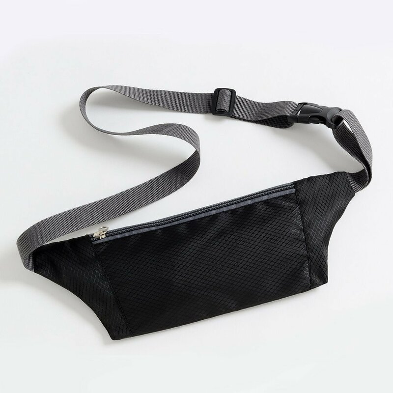 Husa Alergare Tripple Zip Belt Bag Ultimate Running With Headphone Outlet Tip Curea Borseta Universala - Red