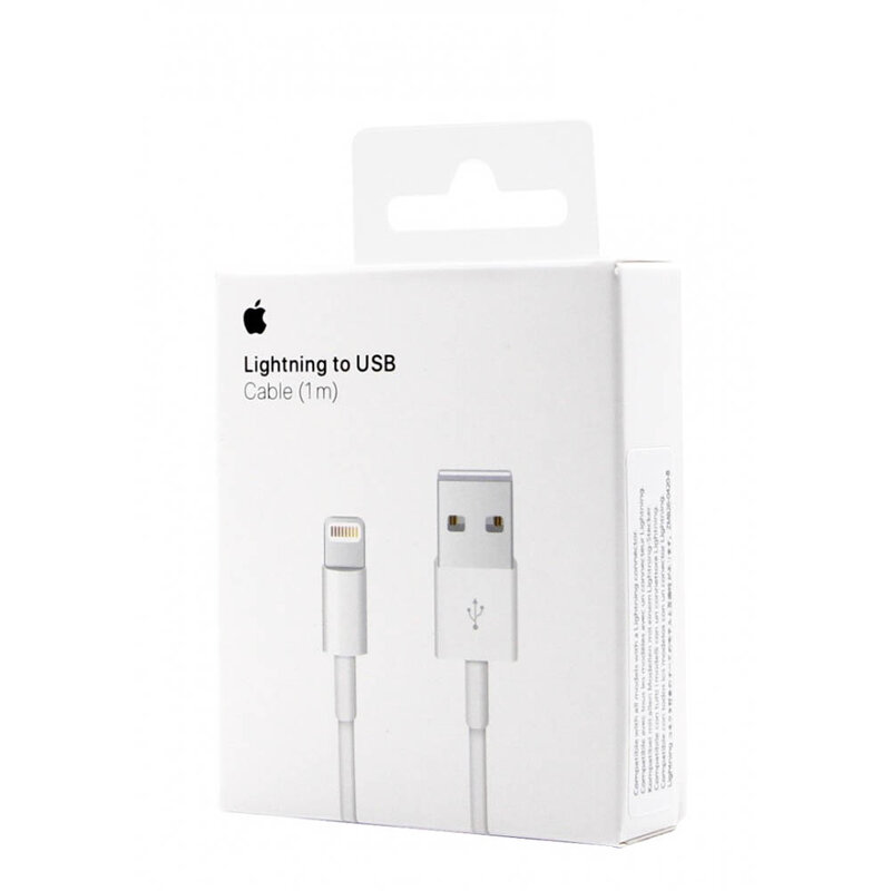 Cablu De Date Original Apple A1856 USB To Lightning 1m - MQUE2ZM/A - White
